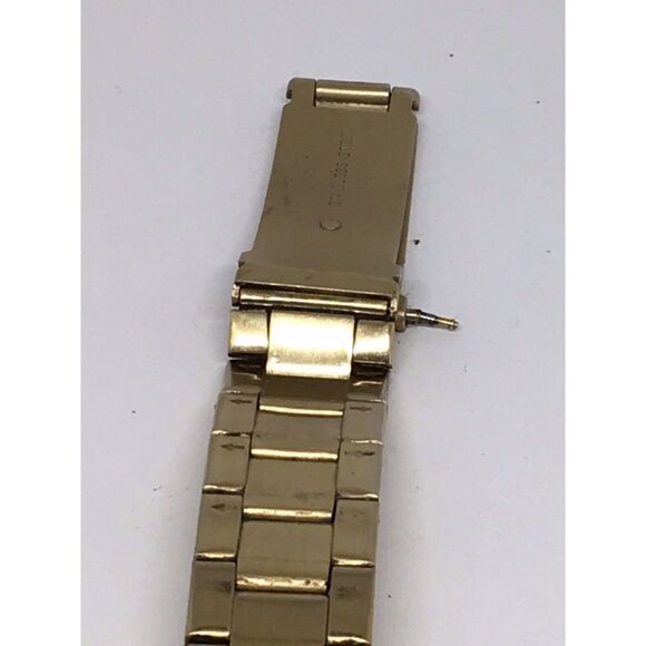 Authentic Fossil Watch Parts Links Case Band 18mm Stainless Steel Gold A677 - Picture 10 of 10